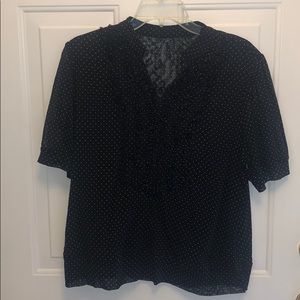 Polka dot blouse